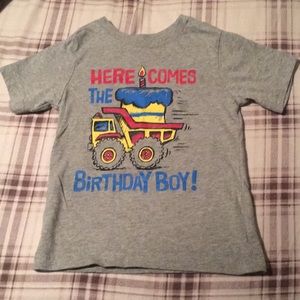 Birthday Boy Dump Truck Shirt